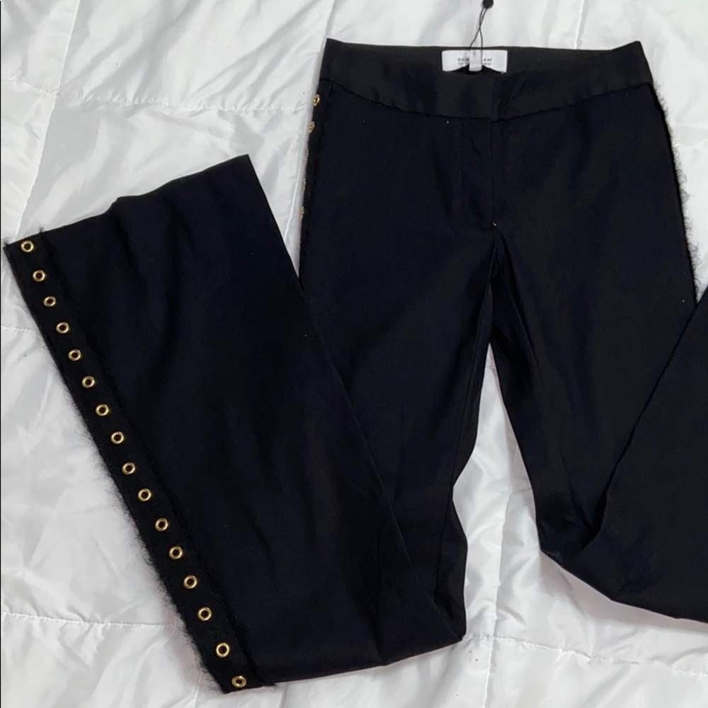Derek Lam trousers with gold circle detailing